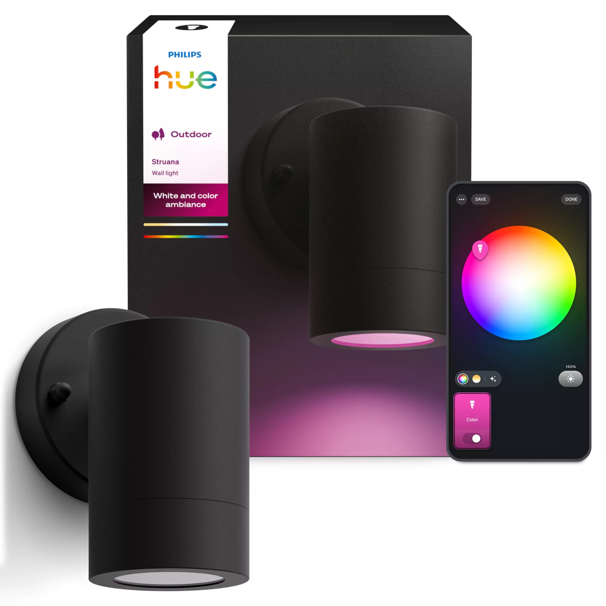 Philips by Signify Philips Hue Struana Wall spotlight – image 3
