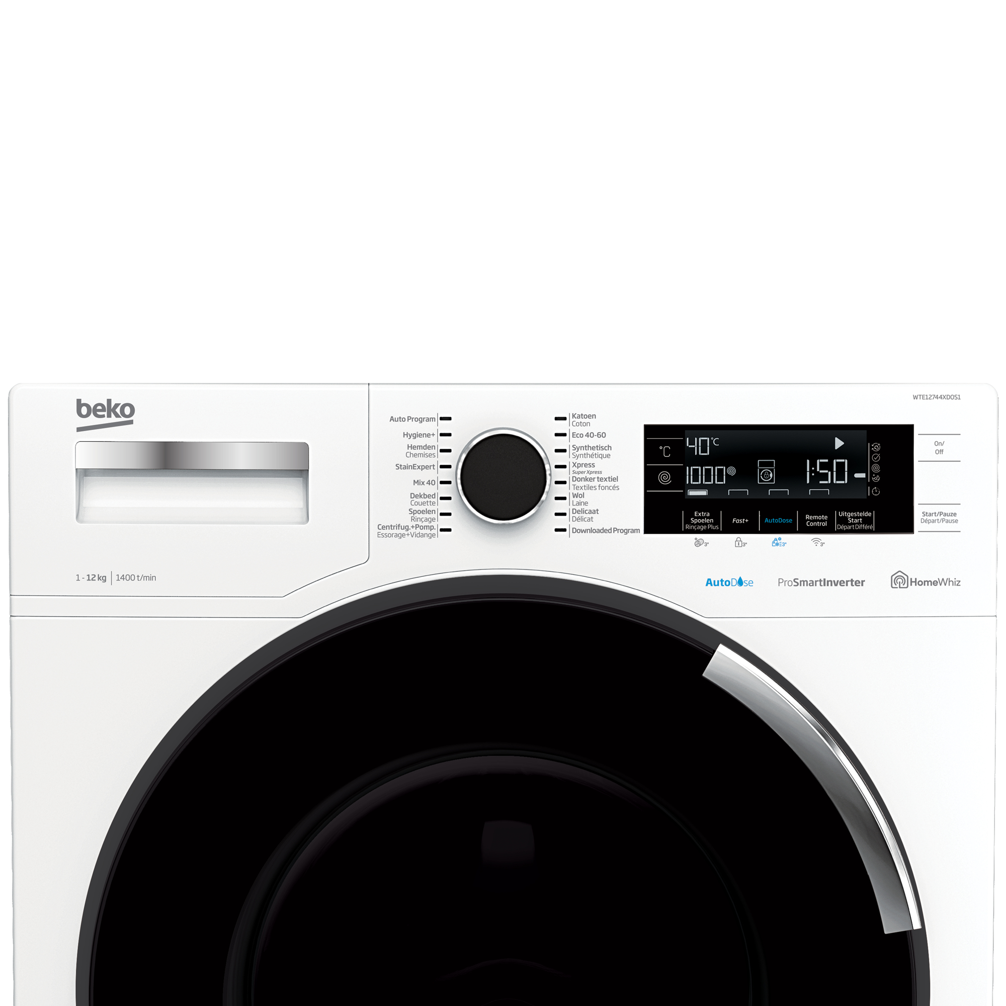 Beko WTE12744XDOS1 washing machine Front-load – image 3