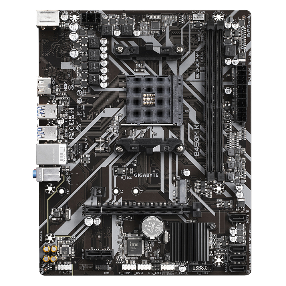 GIGABYTE B450M K – image 2
