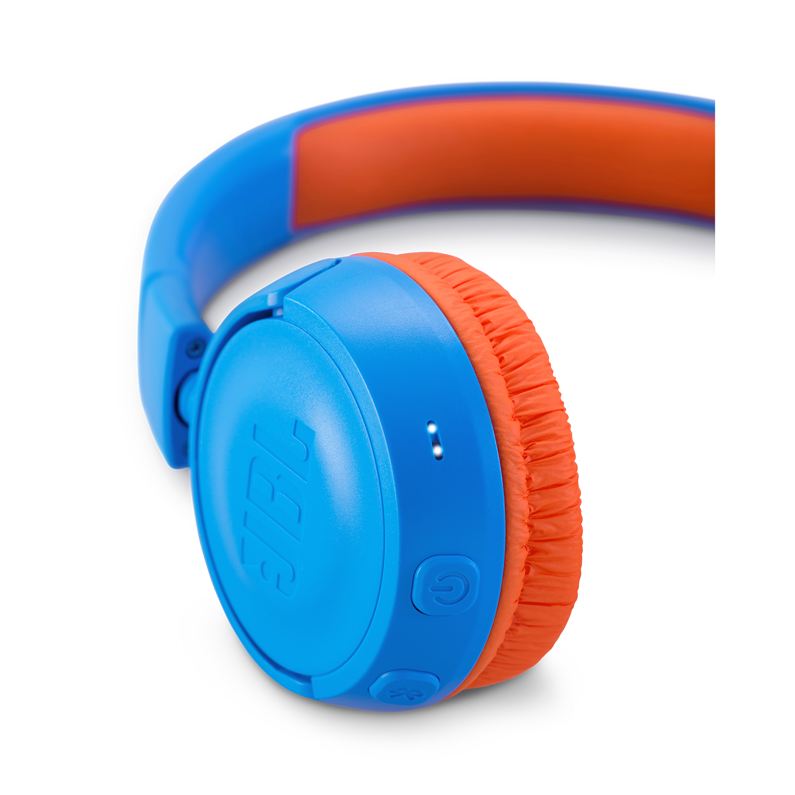 JBL JR300BT Headphones Wireless Head-band Music Bluetooth Blue, Orange – image 4