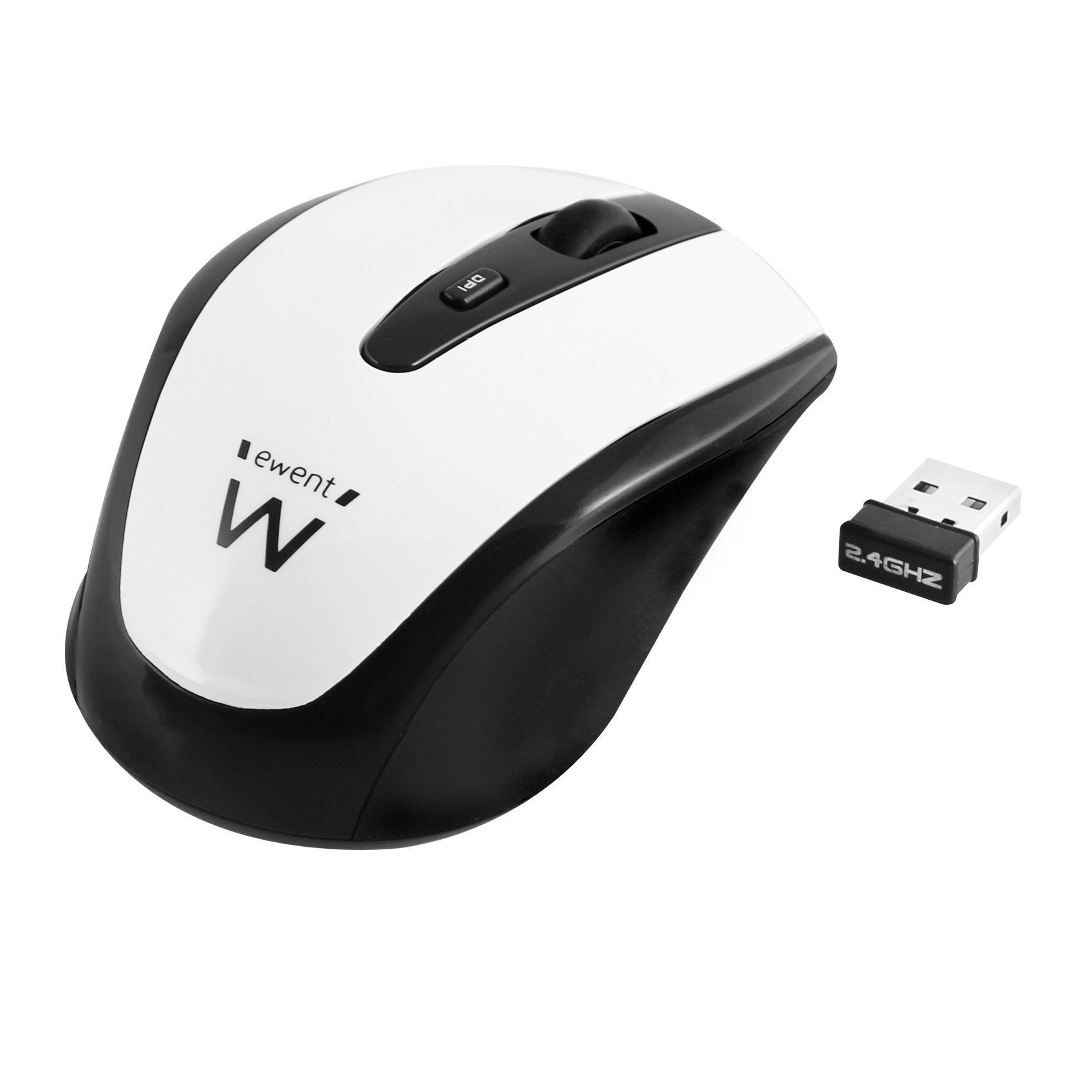 Ewent EW3216 mouse Office Ambidextrous RF Wireless Optical 1600 DPI