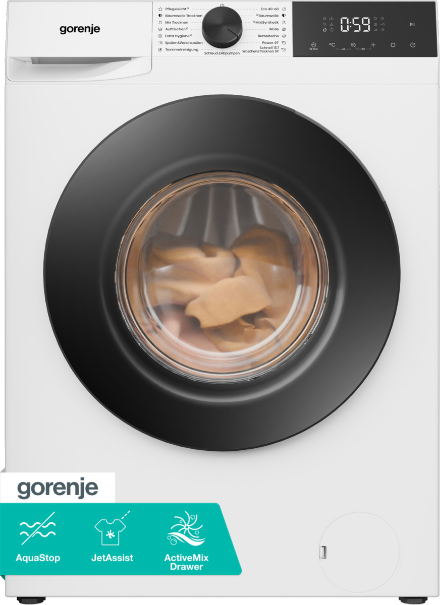 Gorenje WD5G2P1174A2DP2 washer dryer Freestanding Front-load White – image 1
