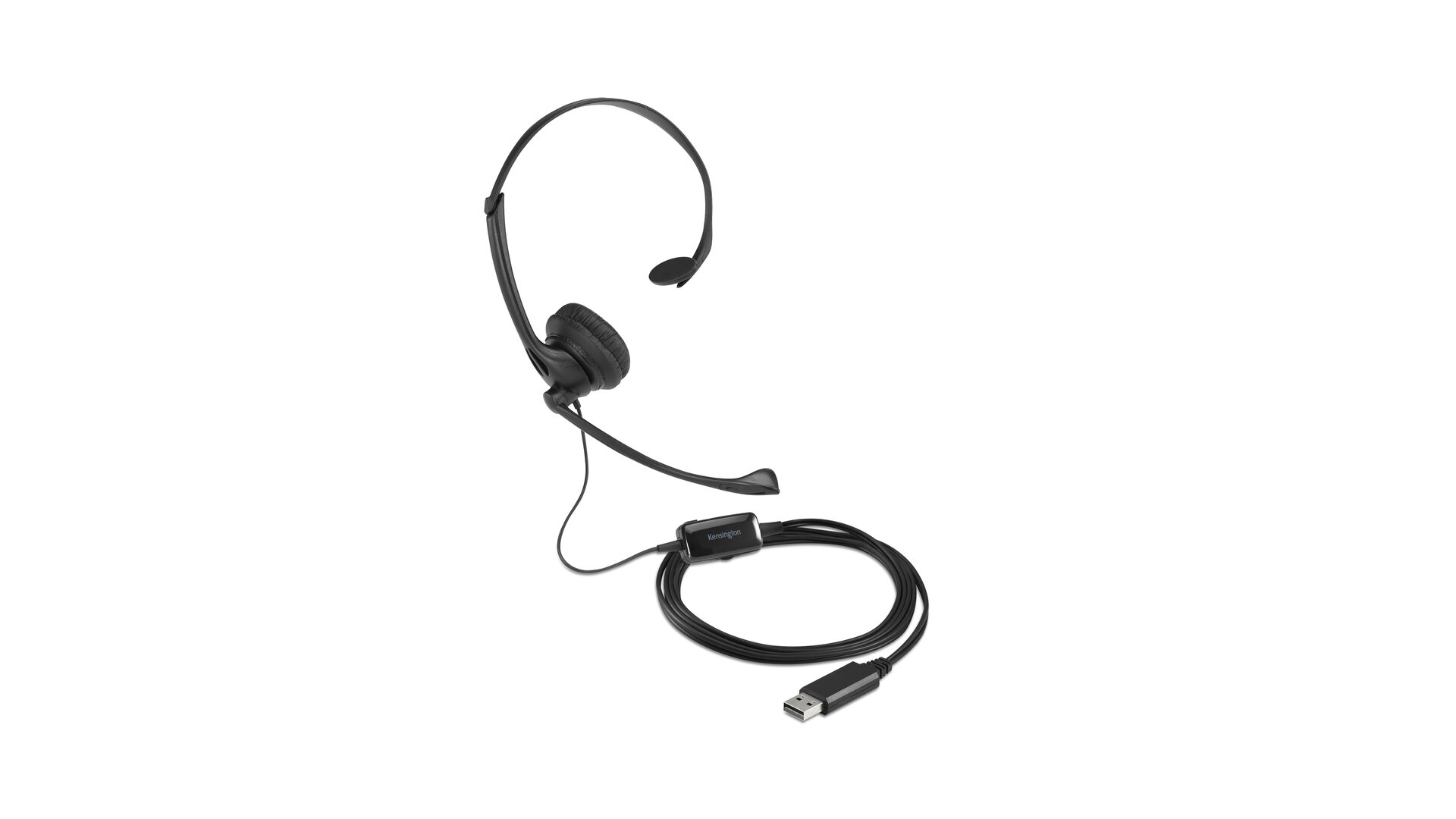 Kensington USB Mono Headset with Inline Controls – image 2