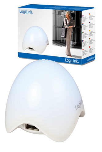 LogiLink UA0123 interface hub 480 Mbit/s White – image 2