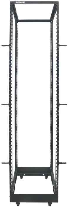 Intellinet 19" Network Rack - Open Frame (4-Post), 45U, Black, Flatpack, Max – image 3