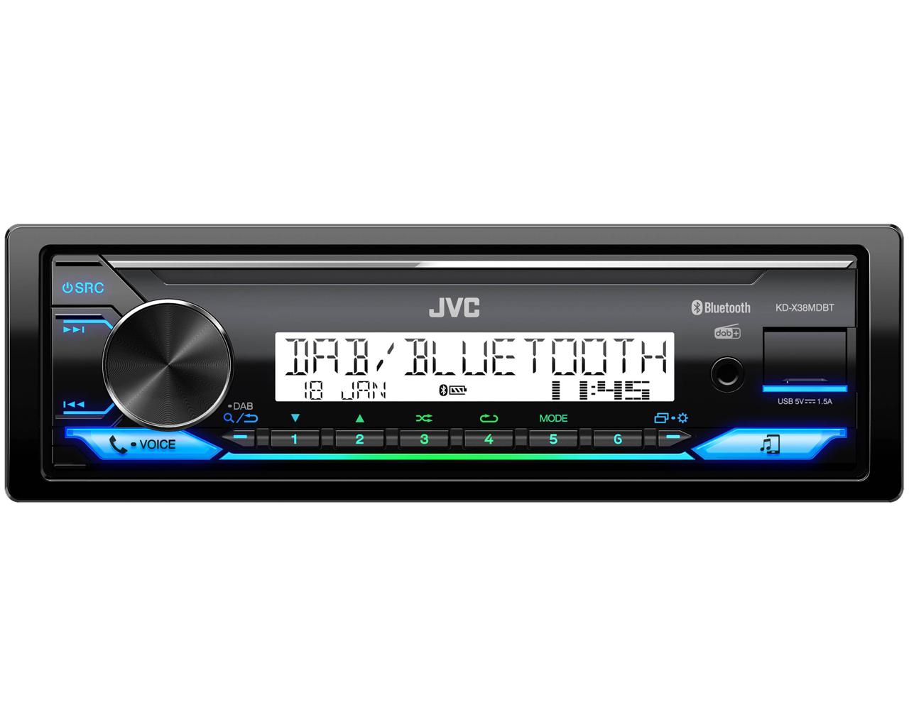 JVC KD-X38MDBT radio Car Analog & digital Black – image 2