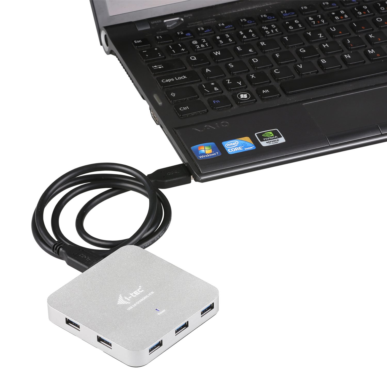 i-tec Metal Superspeed USB 3.0 7-Port Hub – image 5