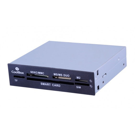 CoolBox COO-CR606 card reader USB 2.0 Internal Black, Grey