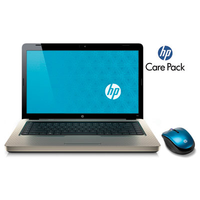 HP G62-b20SO + Care Pack + Mouse