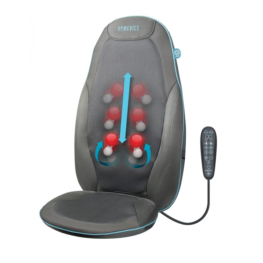 HoMedics SGM-1300H-EU massager Back, Belt, Shoulders Grey – image 3
