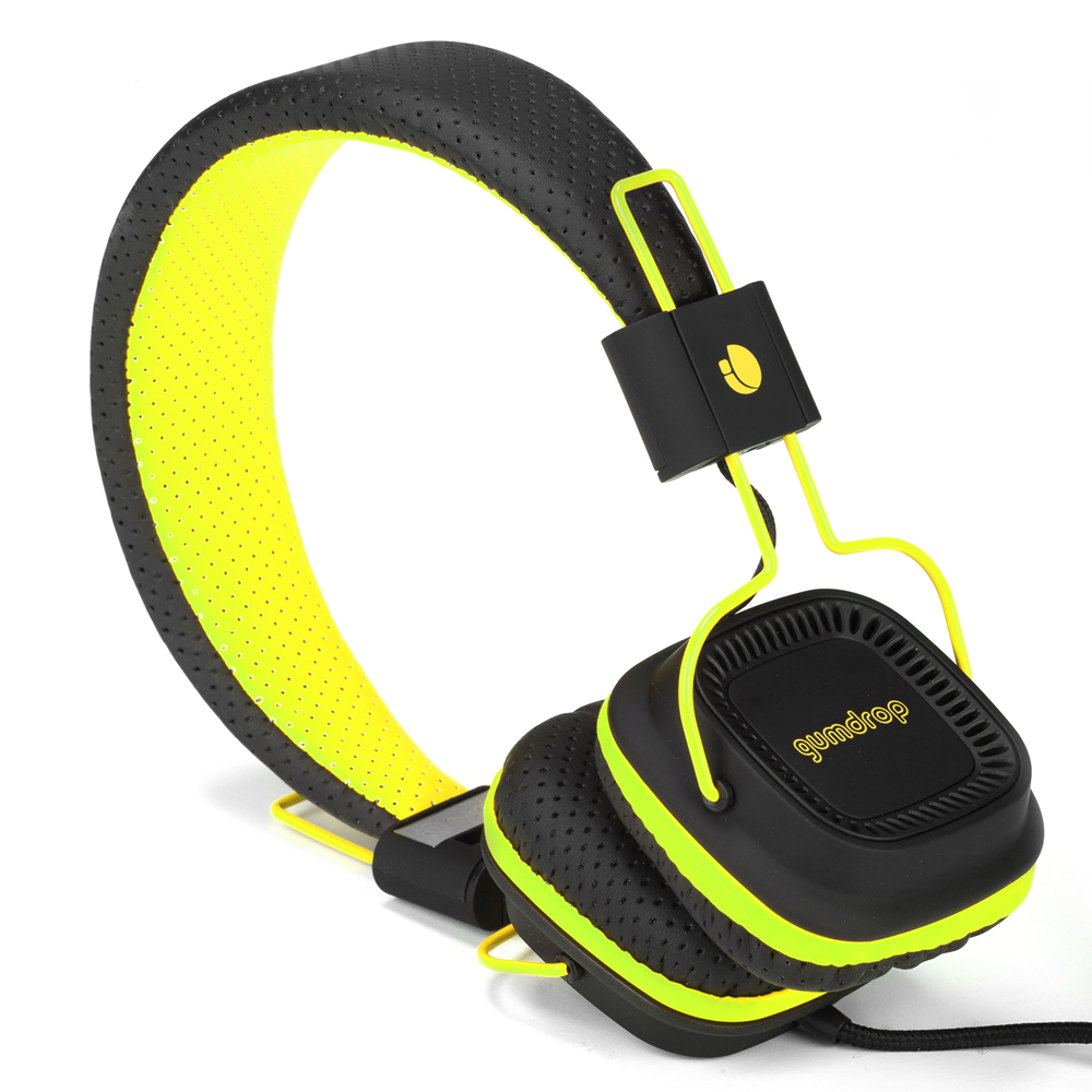NGS ELEC-HEADP-0060 headphones/headset Wired Head-band Calls/Music Black, Yellow – image 2