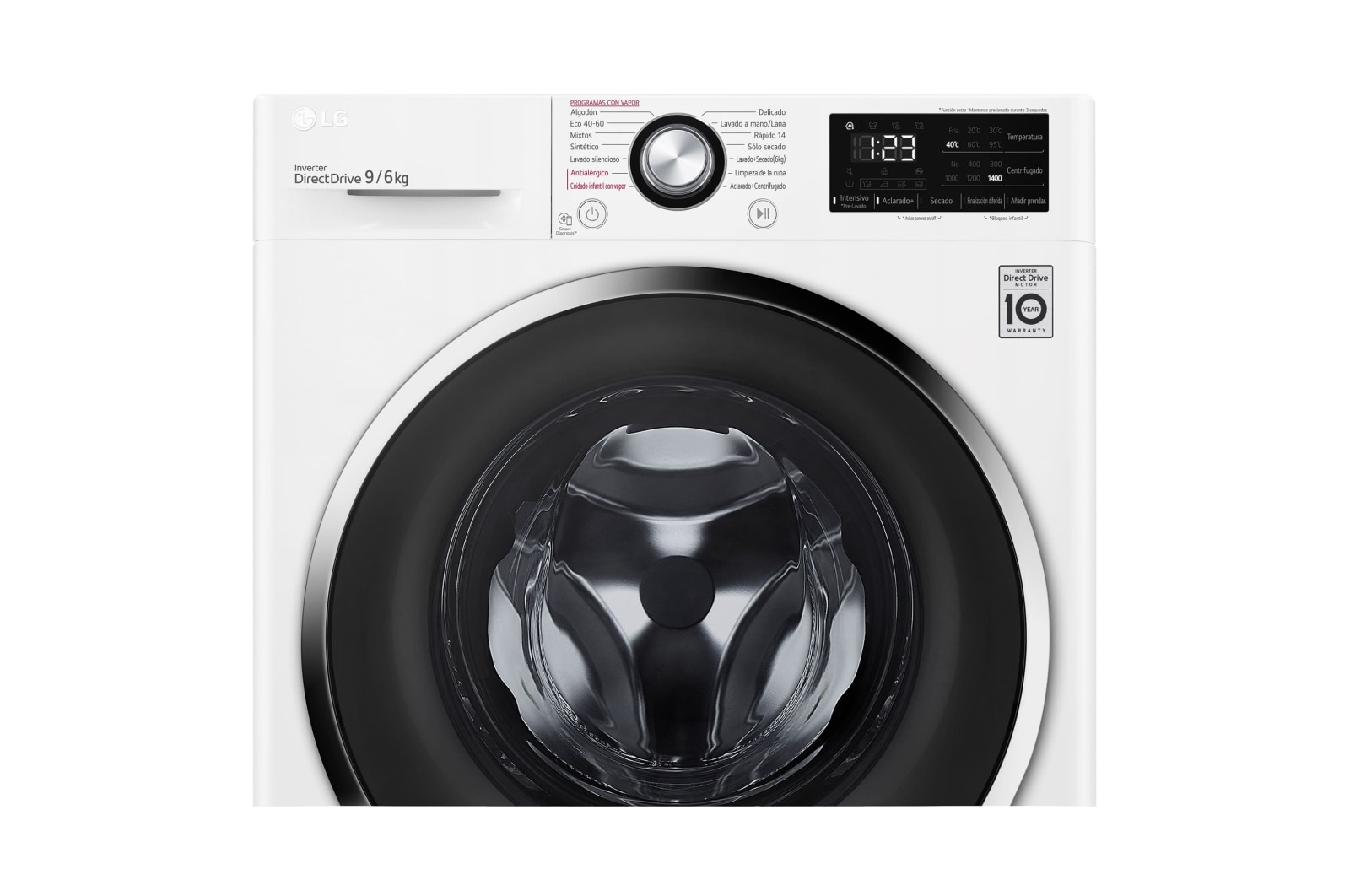 LG F4DV3109S2W washer dryer Freestanding Front-load White – image 3