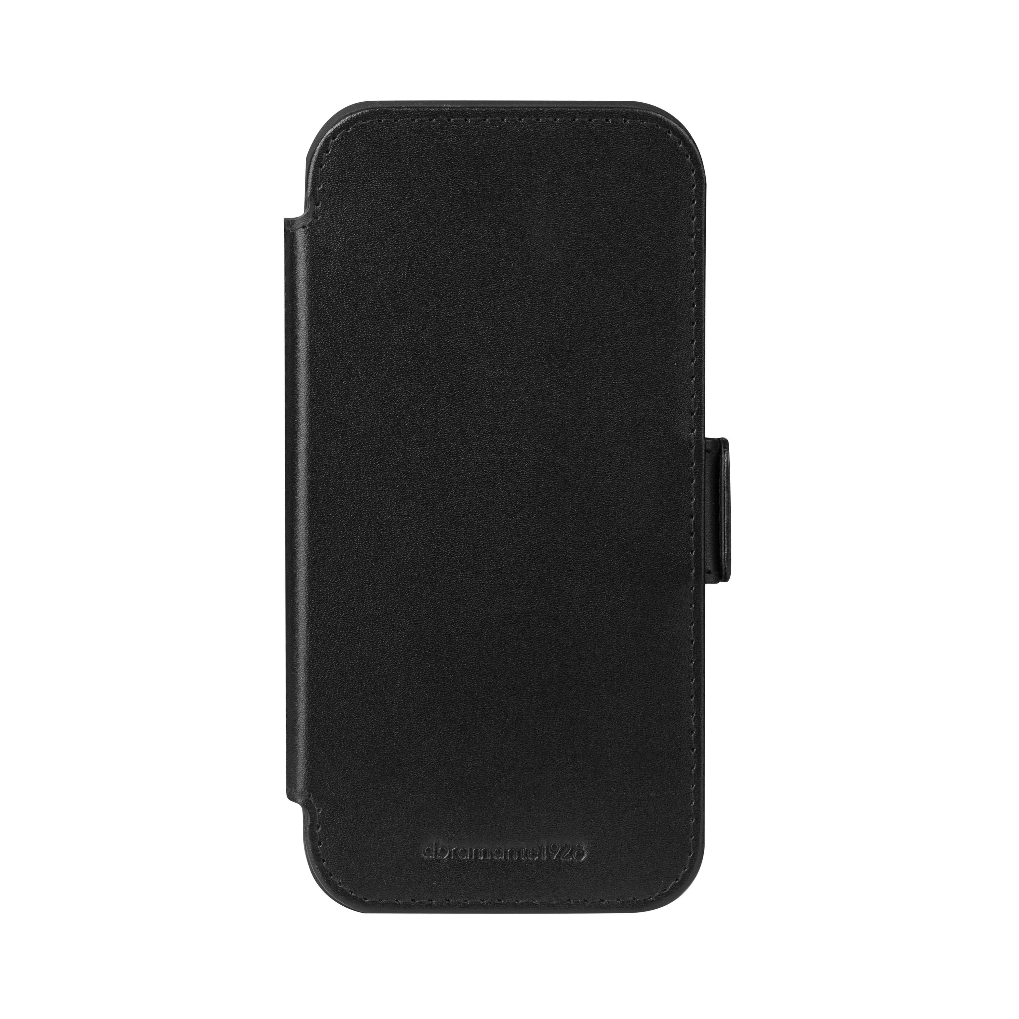 dbramante1928 Copenhagen - Flip cover for mobile phone - full-grain leather - black - for Apple iPhone 17