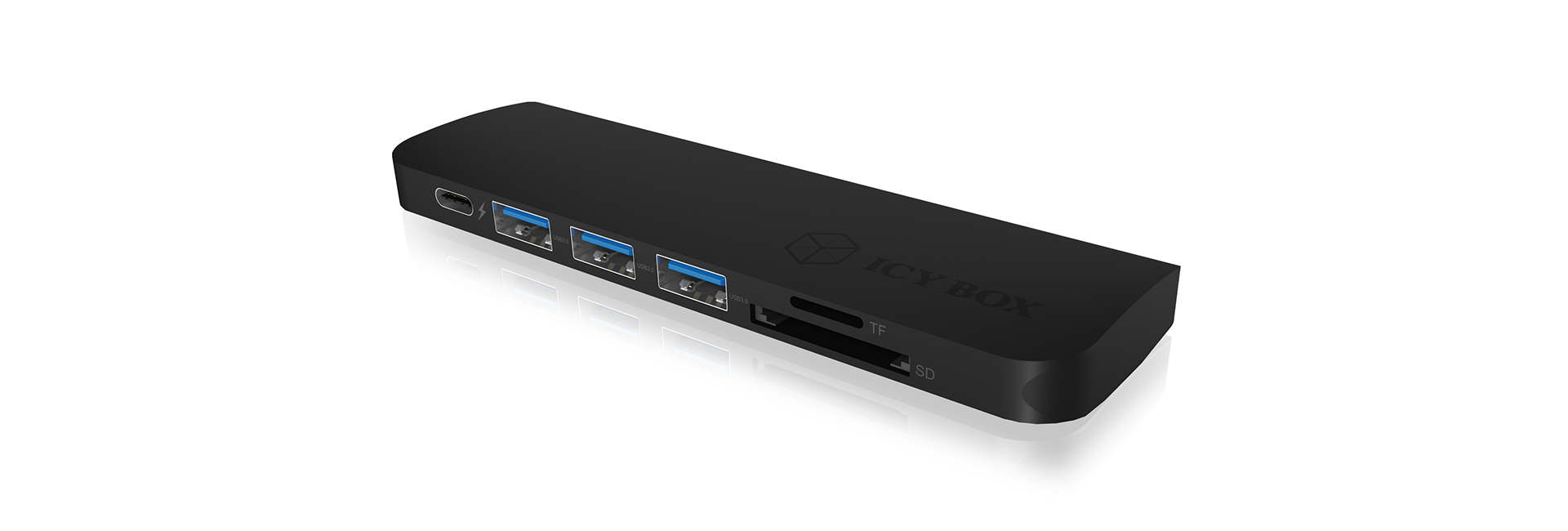 ICY BOX IB-DK4024-CPD USB 3.2 Gen 1 (3.1 Gen 1) Type-C Black – image 3