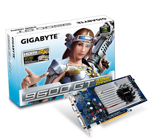 GIGABYTE GV-N96TGR-512I NVIDIA GeForce 9600 GT GDDR3