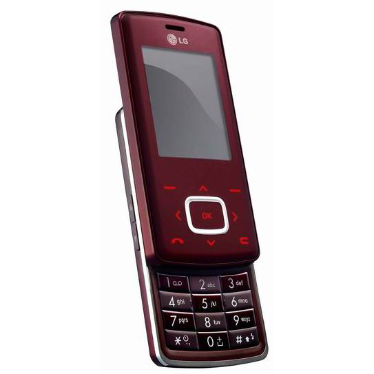 LG Mobile phone KG800 Wine