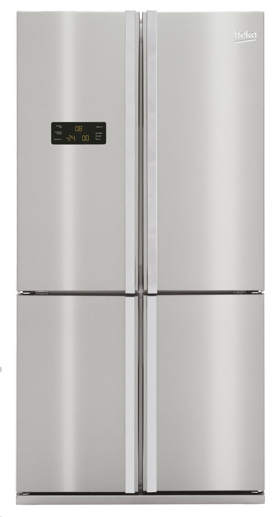 Beko GNE114612X side-by-side refrigerator Freestanding – image 1