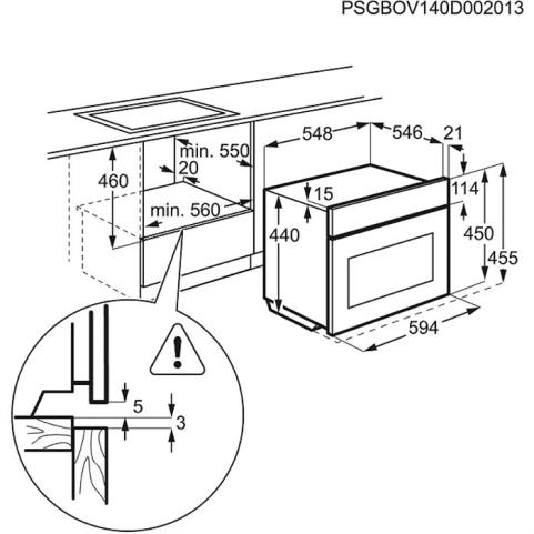 Electrolux EVY3841AOX oven – image 2