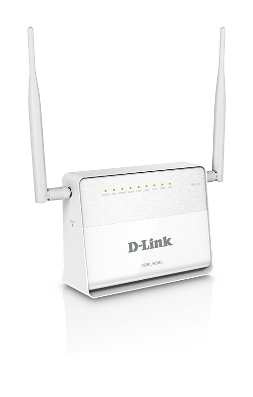 D-Link DSL-224 wireless router Fast Ethernet Single-band (2.4 GHz) White – image 2