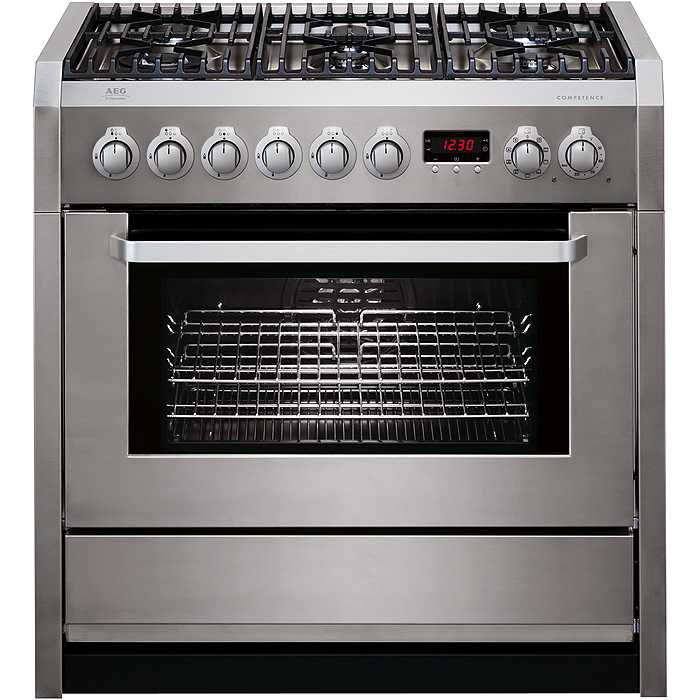 AEG C41029GM fornuis rvs