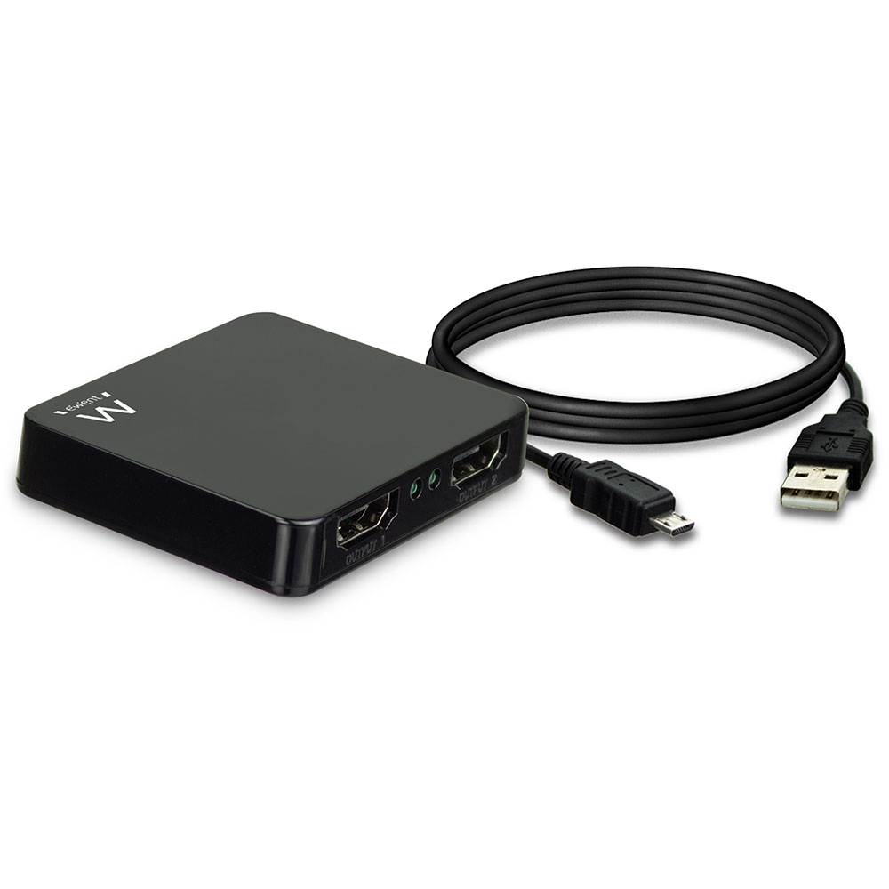 Ewent EW3720 video splitter HDMI 2x HDMI – image 2