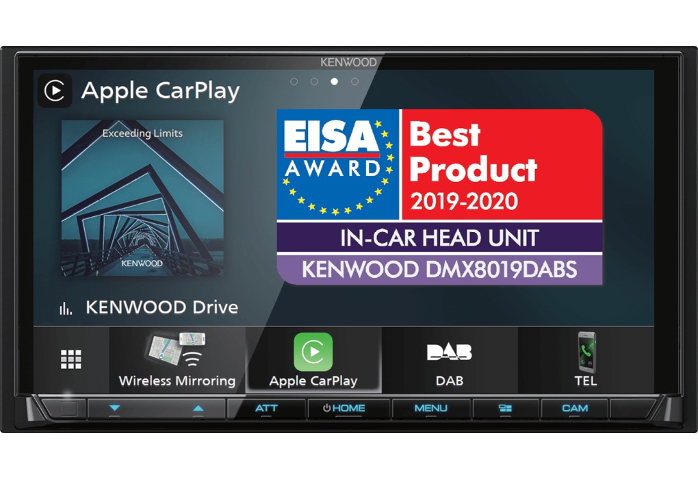 Kenwood DMX8019DABS car media receiver Black – image 1
