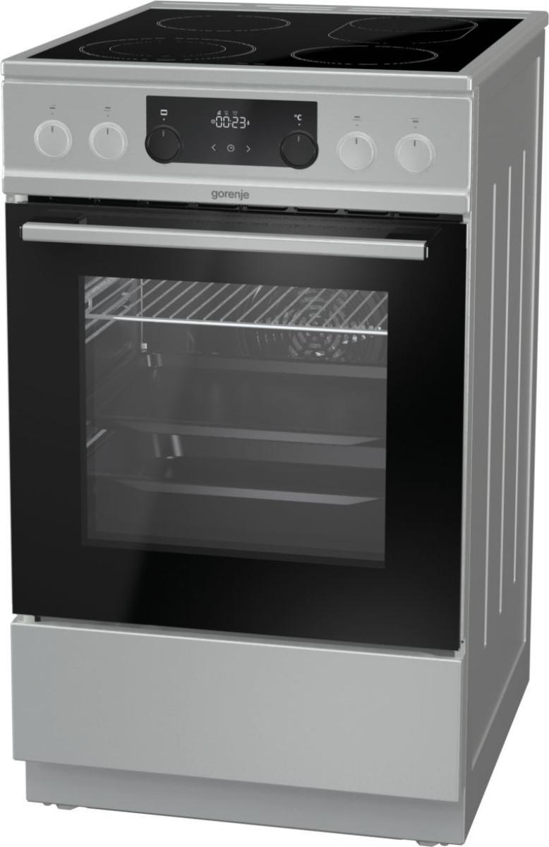 Gorenje ECS5350XPA Freestanding cooker Electric Zone induction hob Stainless steel – image 2