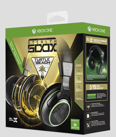 Turtle Beach TB023707 headphones/headset Wireless Head-band Gaming Black, Green – image 4