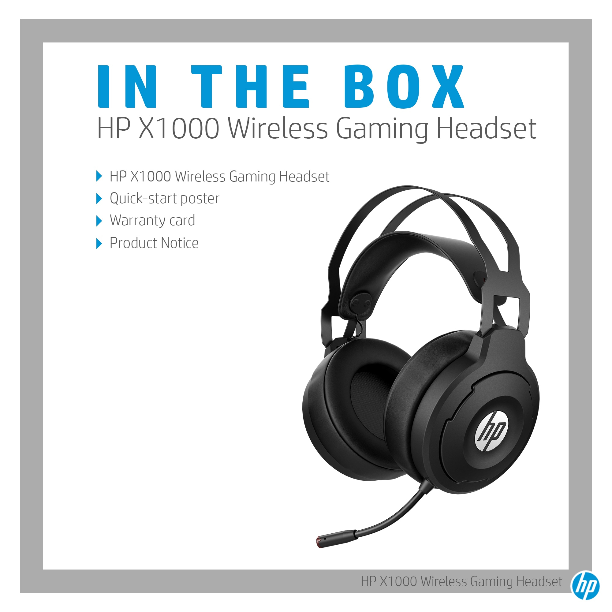 HP X1000 Wireless Gaming Headset – image 8