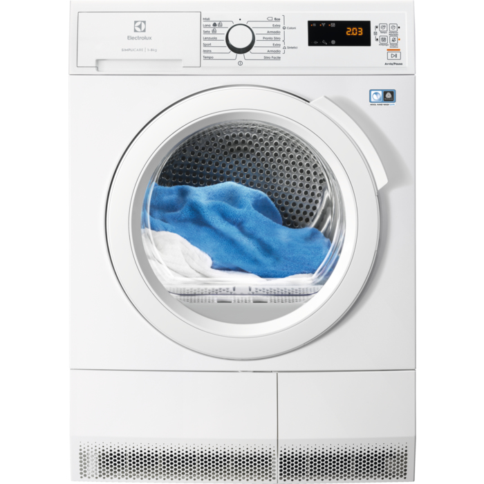 Electrolux EDH4084GOW tumble dryer Freestanding Front-load
