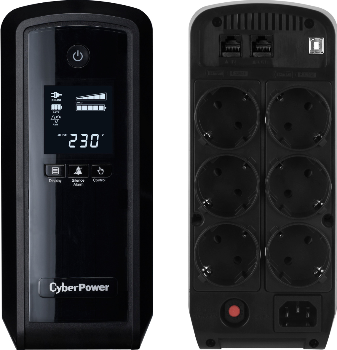 CyberPower CP850EPFCLCD uninterruptible power supply (UPS) Line-Interactive 0.85 kVA