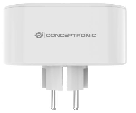 Conceptronic AVODIA02W 2-Outlet EU Smart Plug 16A, Compatible with German & French Outlets – image 4