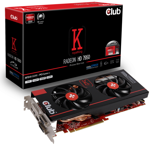 CLUB3D CGAX-7957O2 graphics card AMD Radeon HD7950 – image 2