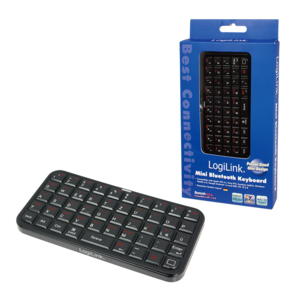 LogiLink ID0070A mobile device keyboard QWERTZ Bluetooth Black – image 3