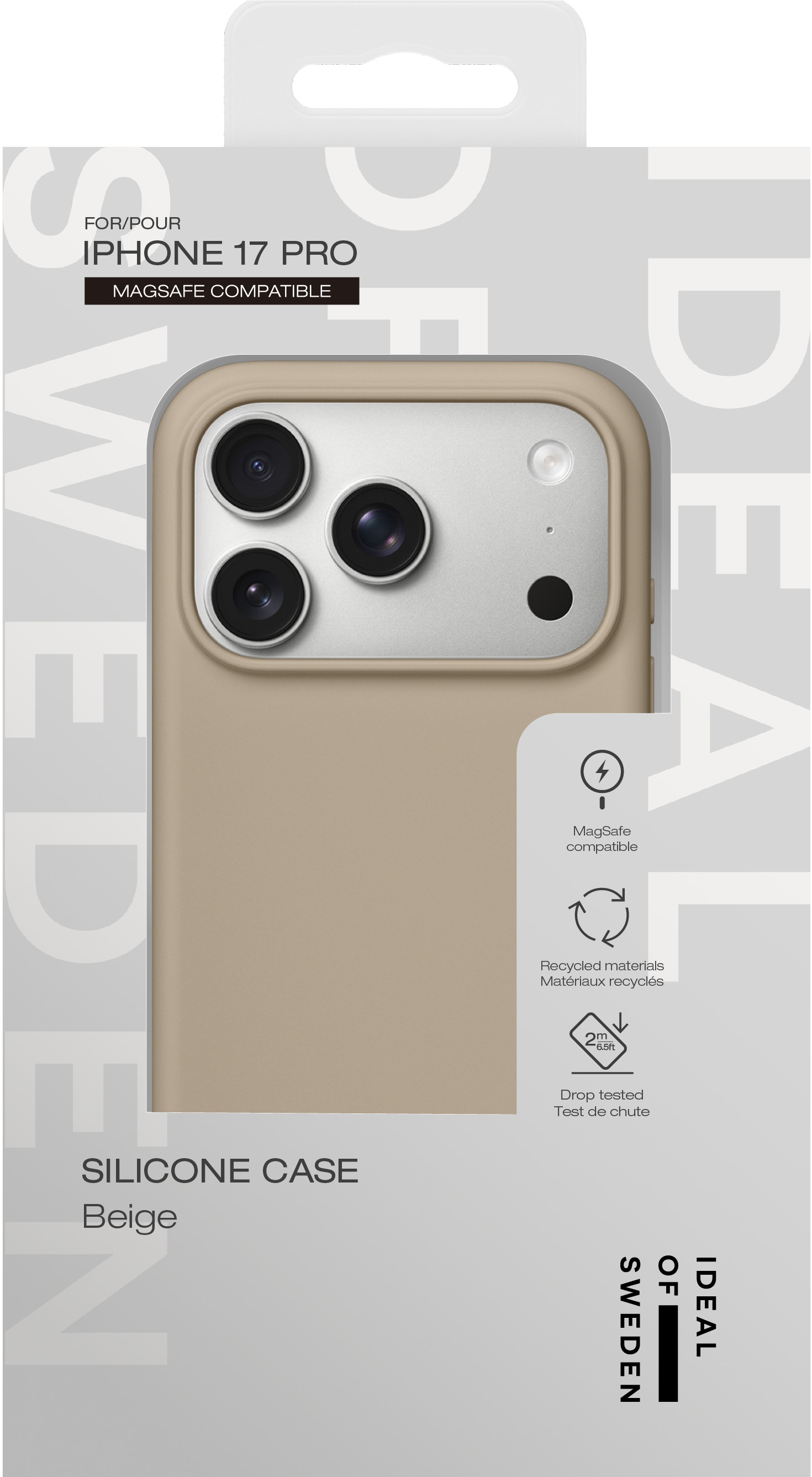 iDeal of Sweden Silicone Case MagSafe iPhone 17 Pro Perfect Beige – image 5