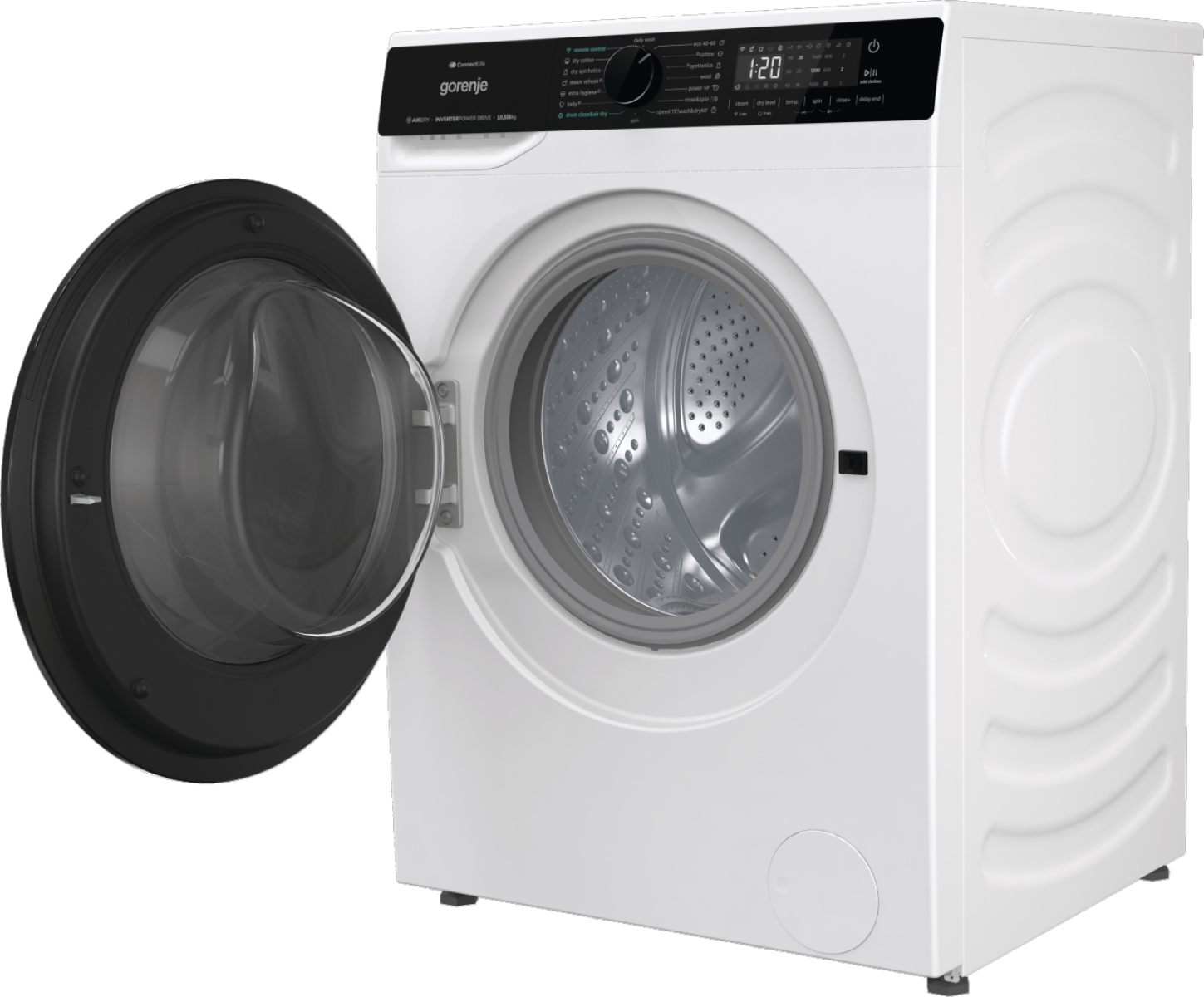 Gorenje Tvätt/tork (10,5/6 kg) med SteamTech för fräschare och mindre skrynklig tvätt, Inverter PowerDrive för stabil och tyst drift samt Wash & Dry program för – image 6