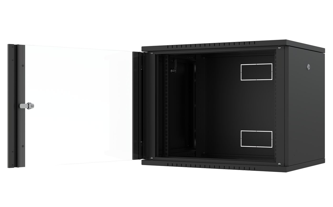 Lanview RWF09U45BL rack cabinet 9U Wall mounted rack Black – image 2