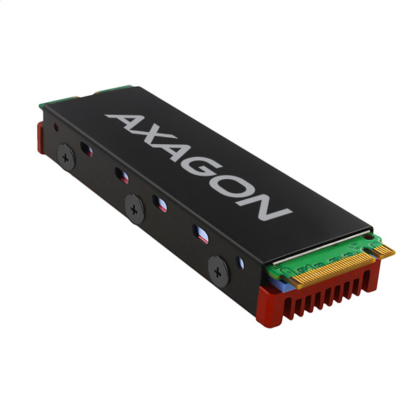 Axagon CRL-M2 Passive aluminum cooler for all M.2 SSDs, size 2280, high – image 3