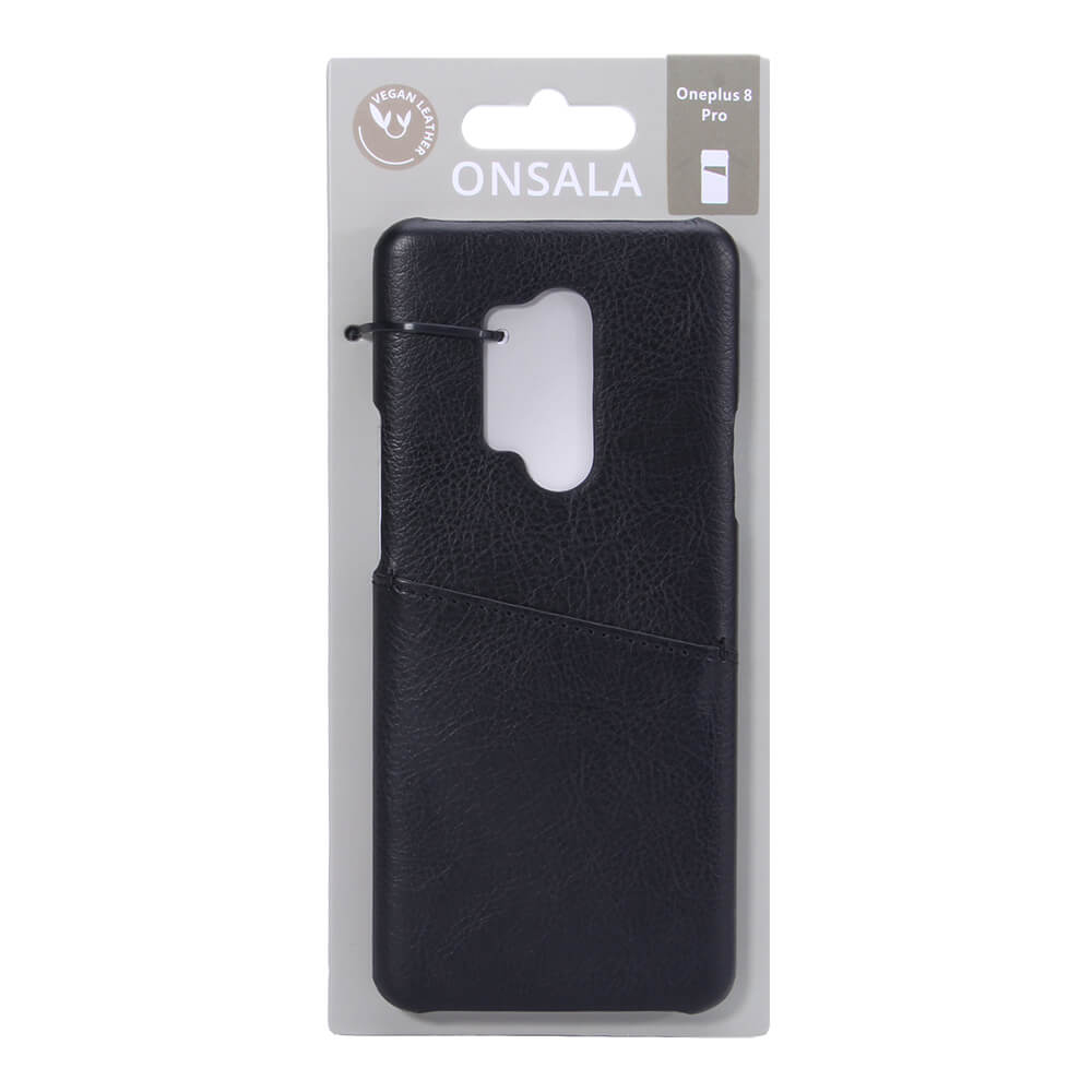 Onsala Mobilecover Black Oneplus 8 Pro with Creditcard Pocket – image 2