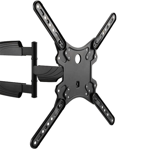 StarTech.com Full Motion TV Wall Mount - 32-55 inch (77lb/35kg) VESA Displays - Low Profile Universal Flat Screen TV Wall Mount - Heavy Duty Adjustable Tilt/Swi – image 6