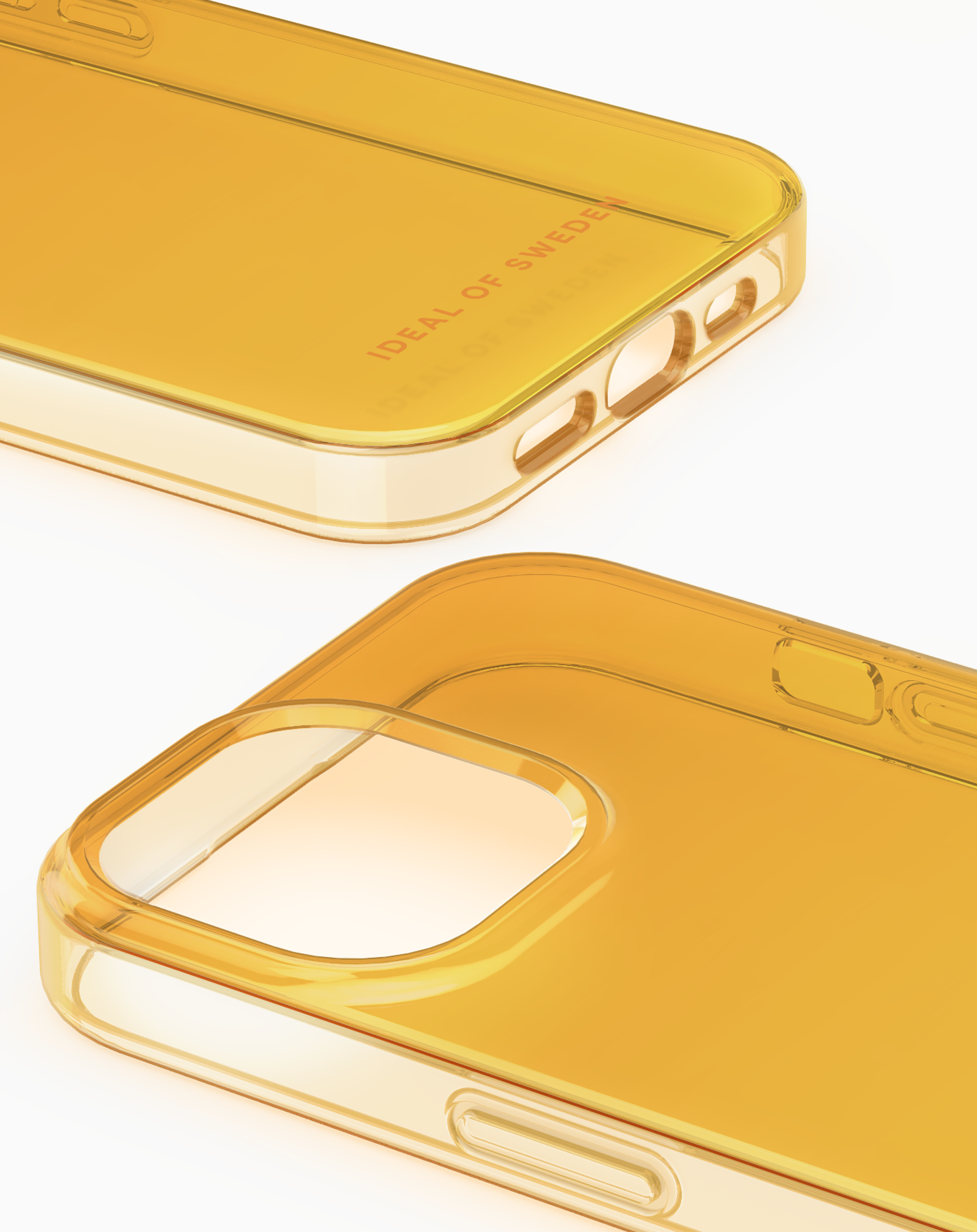 iDeal of Sweden Clear Case iPhone 13 / 14 / 15 / 16e Orange Spritz – image 2