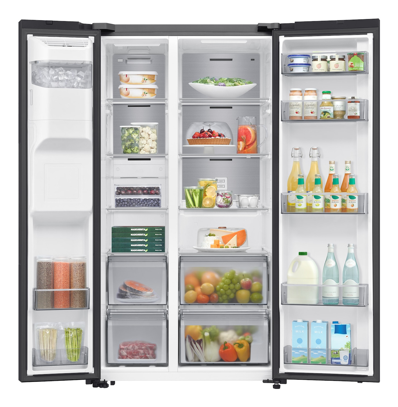 Samsung RS70F64KEBEO side-by-side refrigerator Freestanding – image 6