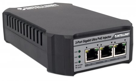 Intellinet 2-Port Gigabit Ultra PoE-Injector 10/100/1000 Mbit/s – image 2
