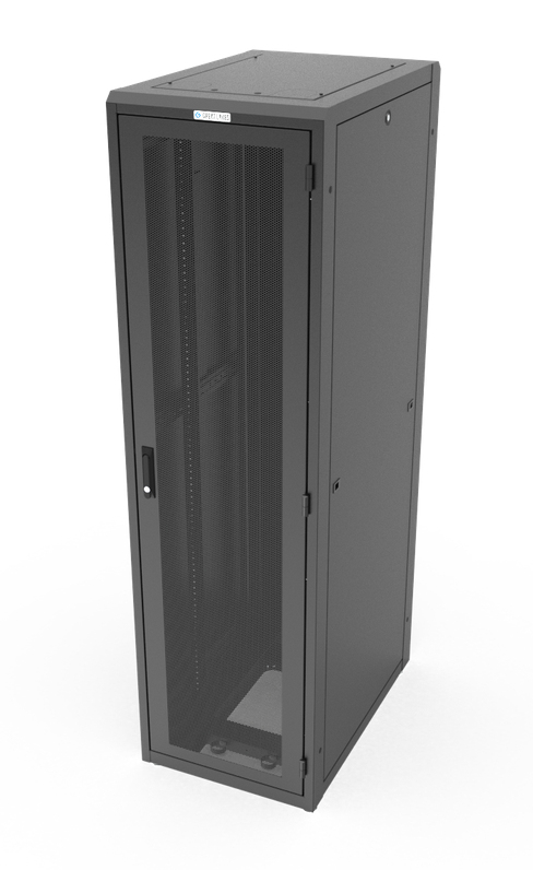Vertiv GL840E-2436-B-SQM6MS rack cabinet 44U Freestanding rack Black – image 2