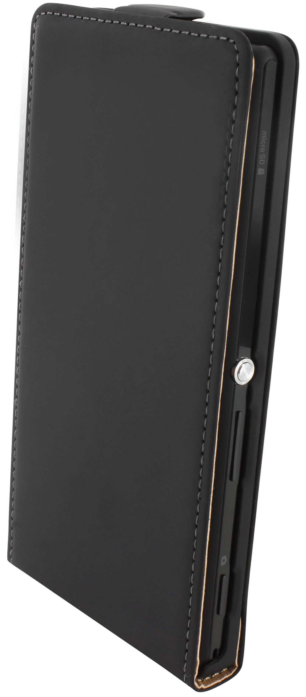 Mobiparts Premium Flip Case Sony Xperia M2, Xperia M2 Aqua Black – image 2