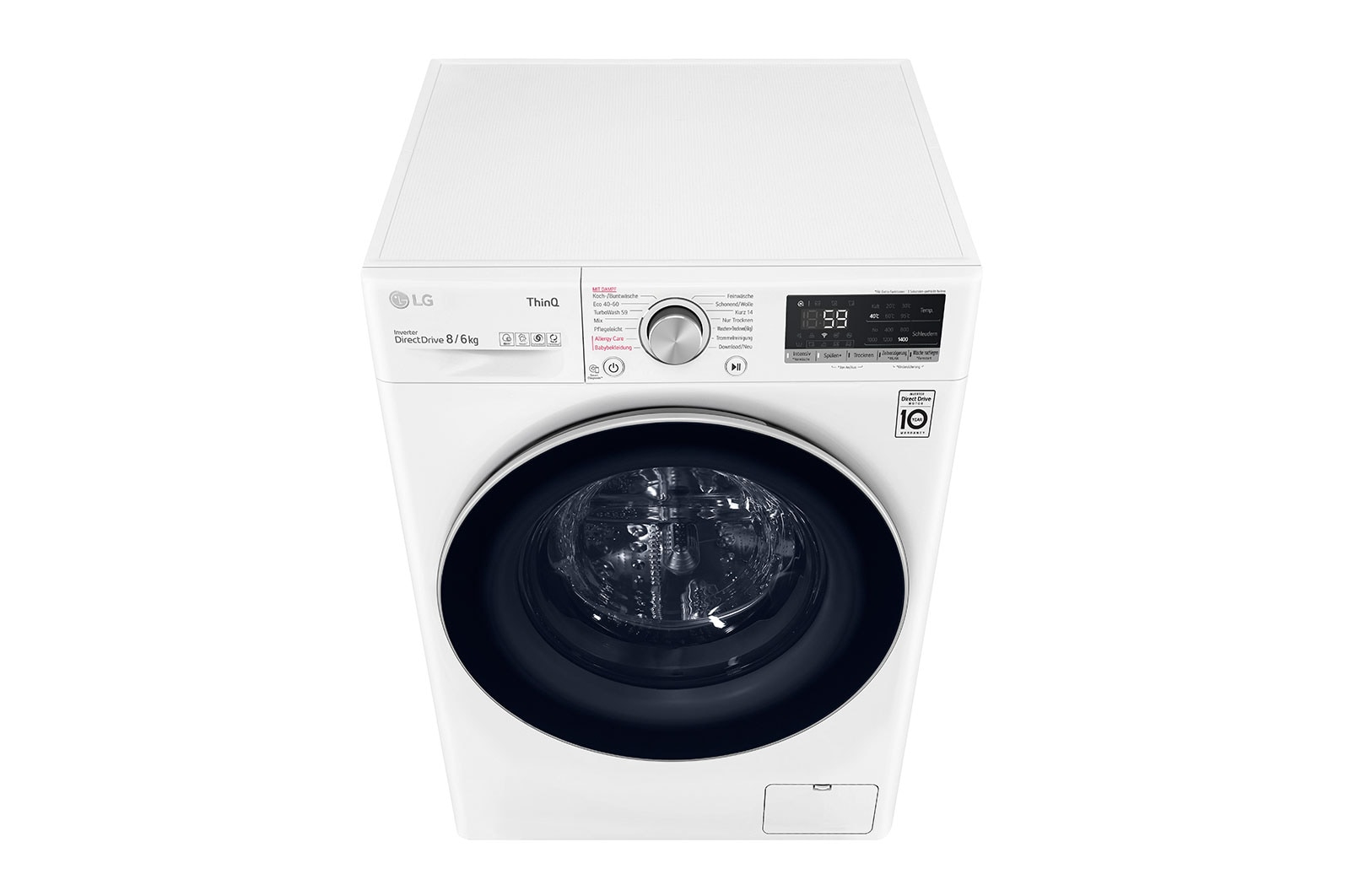 LG V4WD86S1B washer dryer Built-in Front-load White – image 9