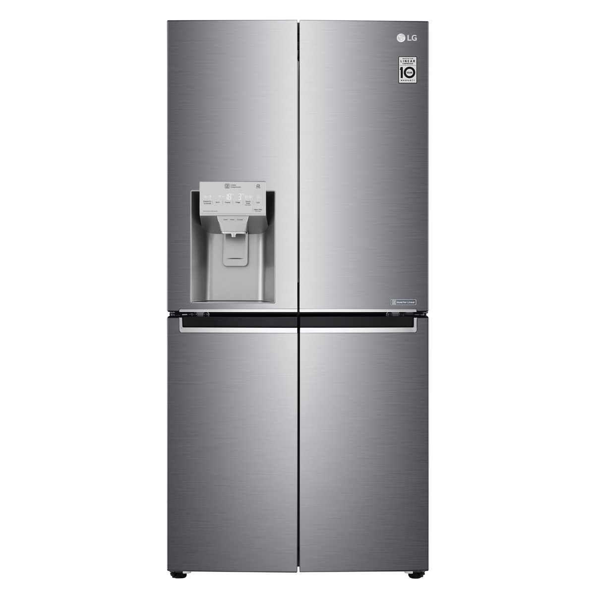 LG GML844PZKZ side-by-side refrigerator Freestanding