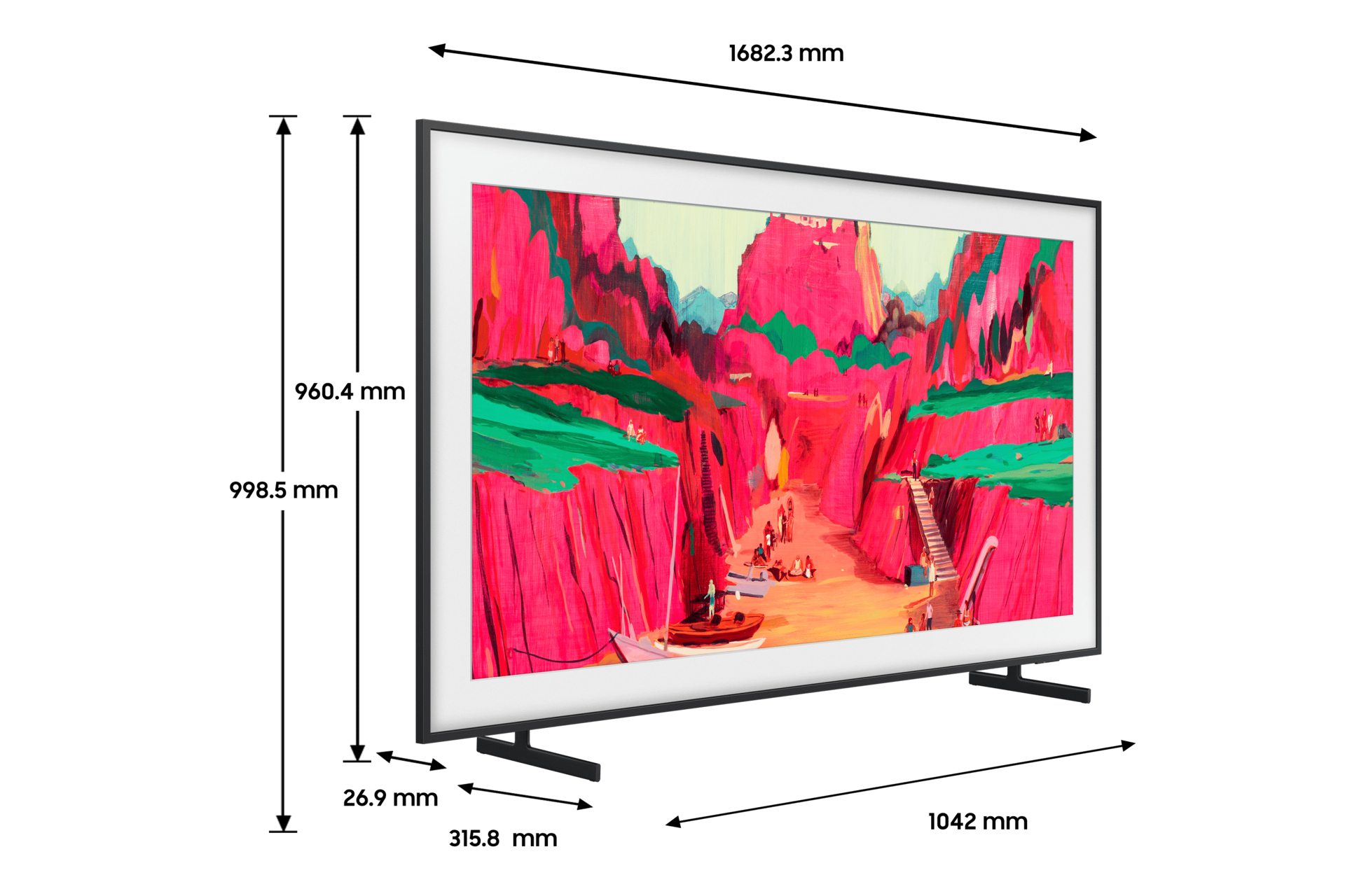 TV Samsung Mini Led Neo Qled The Frame TQ75LS03FW PRO 190 cm 2025 — photo 3
