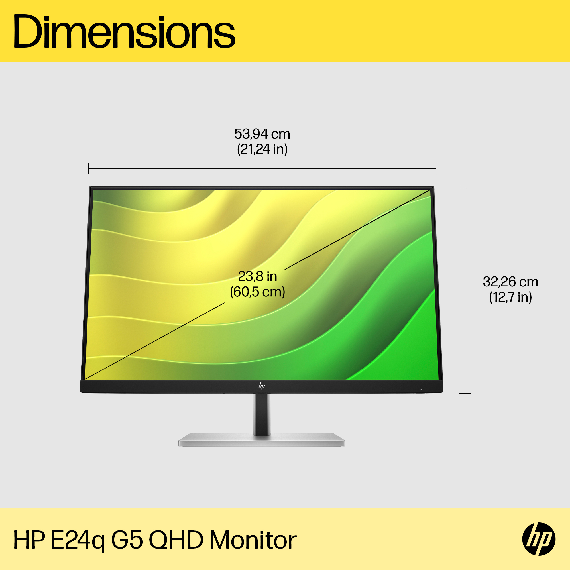 HP E24q G5 QHD Monitor – image 6