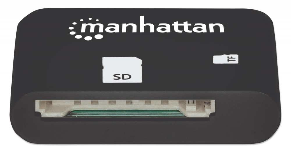 Manhattan Mobile OTG Card Reader/Writer, 24-in-1, OTG enabled Smartphone/Tablets using Micro-USB port, Black, Blister – image 7
